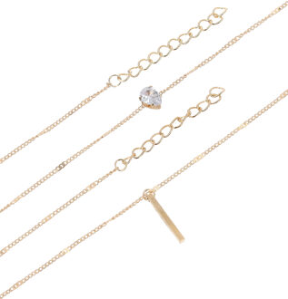 Halsketting vrouwen goud - One Size