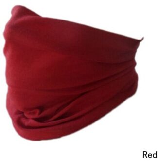 Halswarmer Sjaal Halsdoek Hoofddoek Fietsen Sport Hoofddoek Gezichtsmasker Hoofddeksels DO2 Rood