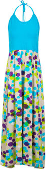 Halter hals maxi jurk Veelkleurig - L