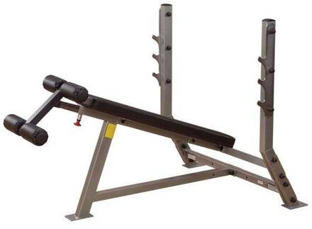Halterbank - Body-Solid Decline Halterbank SDB351G Grijs