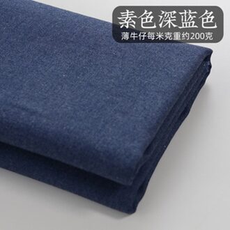 Halve Meter 100% Katoen Gewassen Denim Stof Voor Broek Garment Bag Materiaal T1264 8 thin denim