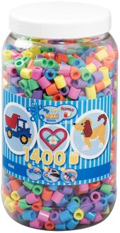 Hama 8541 Tub 1400 Maxi Beads Mix 50 (2000518) Multikleur