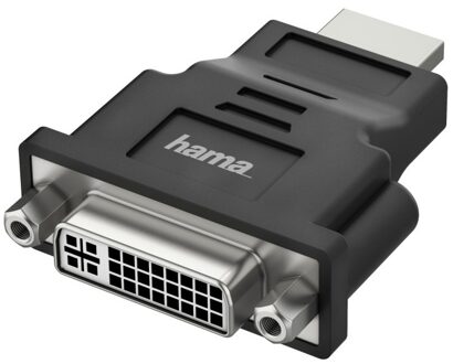 Hama Adapter HDMI naar DVI, Ultra-HD 4K Optische kabel Zwart