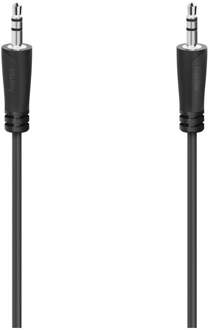 Hama Audiokabel 3,5-mm-jack - 3,5-mm-jack, stereo, 5,0 m Mini jack kabel Zwart