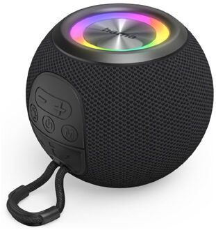 Hama Ball Shape 5 Light Modes 5W Bluetooth speaker Zwart
