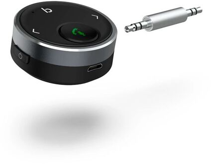 Hama Bluetooth receiver voor auto - 3,5 mm stekker - Autoradio transmitter - Geschikt voor o.a. Smartphones - Zwart