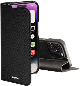 Hama Booklet Slim Pro Cover Hoesje geschikt voor Apple iPhone 14 Pro - Zwart