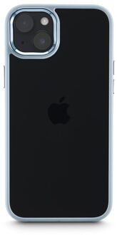 Hama Cam Protect Cover geschikt voor Apple iPhone 15 Plus - Transparant blauw
