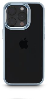 Hama Cam Protect Cover geschikt voor Apple iPhone 15 Pro - Transparant, blauw