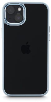 Hama Cam Protect Cover geschikt voor Apple iPhone 15 - Transparant blauw Blauw/Transparant