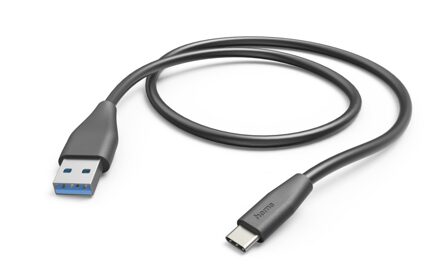 Hama Charging Cable USB-A - USB-C 1.5 m Oplader Zwart