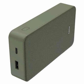 Hama Colour 20 Power Pack 20000 mAh 2 Outputs:USB-C USB-A Powerbank Groen
