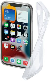 Hama Crystal Clear Cover Hoesje geschikt voor Apple iPhone 13 Pro - Flexibel telefoonhoesje - Krasbestendig - Perfecte Pasvorm - Transparant