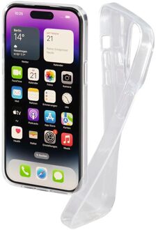 Hama Crystal Clear Cover Hoesje geschikt voor Apple iPhone 14 Pro Max - Transparant
