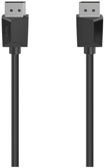 Hama DisplayPort-kabel, DP 1.2, Ultra-HD 4K, 3,00 m Optische kabel Zwart
