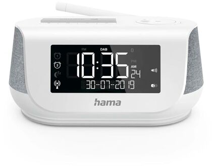 Hama DR36SBT Wekker radio Wit