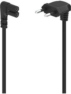 Hama Euro Plug AC Connector C7 3 m Oplader Zwart