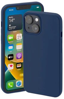 Hama Finest Feel Cover Hoesje geschikt voor Apple iPhone 14 - Blauw