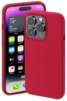 Hama Finest Feel Cover Hoesje geschikt voor Apple iPhone 14 Pro Max - Rood