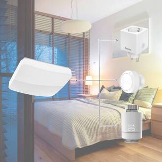 Hama glitter plafondlamp, sterrenhemel CCT hoekig wit