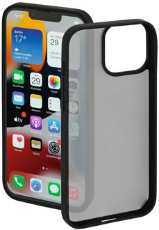Hama Invisible Cover Hoesje geschikt voor Apple iPhone 13 Pro - Hard Cover - Schokabsorberend - Krasbestendig - Perfecte Pasvorm - Zwart