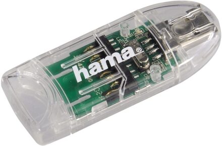 Hama Kaartlezer USB 2.0 8in1 Desktop accessoire Transparant