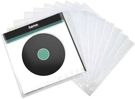 Hama LP-BUITENHOEZEN 10ST Audio accessoire Transparant