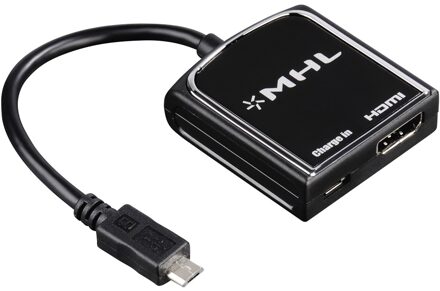 Hama MHL naar HDMI-adapter IT Presenter Zwart