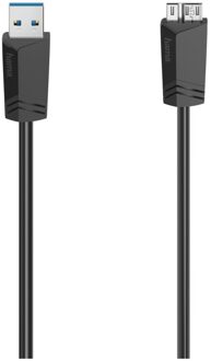 Hama Micro-USB-kabel, USB 3.0, 5 Gbit/s, 1,50 m Kabel Zwart