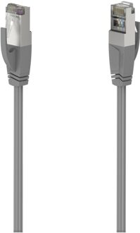 Hama Netwerkkabel, CAT-5e, 1 Gbit/s, F/UTP afgeschermd, 1,50 m UTP kabel Grijs