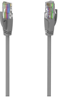 Hama Netwerkkabel, CAT-5e, 1 Gbit/s, U/UTP, 3,00 m UTP kabel Grijs