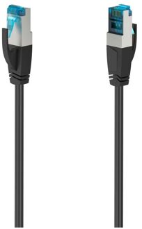 Hama NETWERKKABEL, CAT-6A, 10 GBIT/S, S/FTP AFGESCHERMD, 15,00 M Kabel Zwart