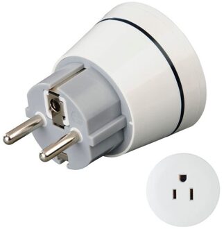 Hama Reisadapter type A en type B, 3-polig, voor apparaten uit Amerika en Canada Wifi adapter Wit