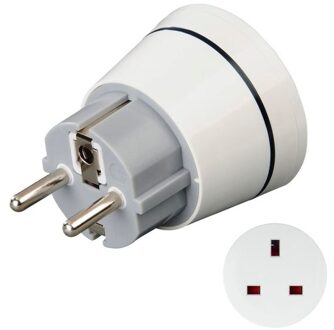 Hama Reisadapter type G, 3-polig, voor apparaten uit Engeland, Commonwealth en V Wifi adapter Wit