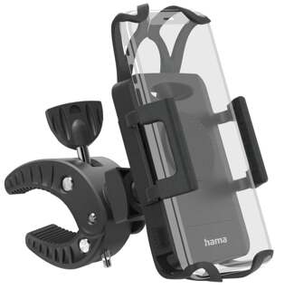 Hama Smartphonehouder fiets 50-90mm 360ø roteerbaar Telefoonhouder Zwart