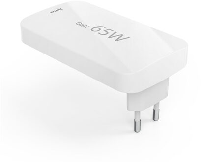 Hama Snellader 2x USB-C 1x USB-A platte mini-oplader PD 65 W Oplader Wit