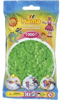 Hama Strijkkralen 1000 Stuks Groen Fluor