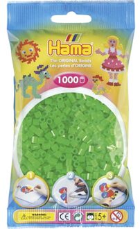 Hama Strijkkralen 1000 Stuks Groen Neon