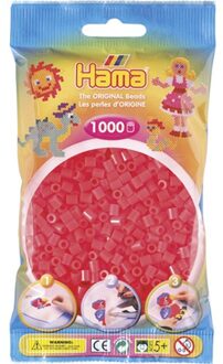 Hama Strijkkralen 1000 Stuks Rood Neon