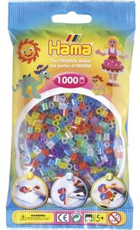 Hama Strijkkralen glitter - 1000-delig Multikleur