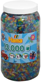 Hama strijkkralen - glitter - 13000 -delig