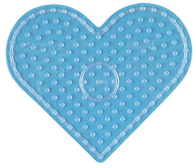 Hama Strijkkralen Hama Maxi Strijkkralen Grondplaat Hart Transparant