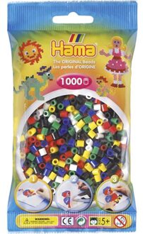 Hama Strijkkralen Primaire Kleuren 1000 Stuks Wit