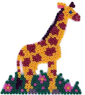 Hama Strijkkralenbordje - Giraffe