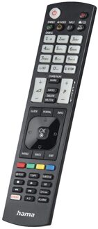Hama Universal Remote Control voor LG TVs IR Teachable Illuminating Buttons Afstandsbediening Zwart