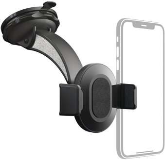 Hama Universele smartphone houder Move, met zuignap Telefoonhouder Zwart