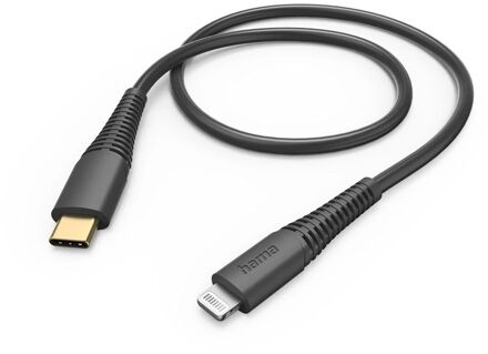 Hama USB-C naar Lightning kabel - MFI gecertificeerd - 150cm - Zwart