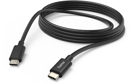 Hama USB-C naar USB-C kabel - 300cm - Zwart USB-C / USB-C