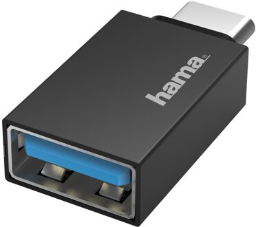 Hama USB-C-OTG-Adapter to USB-A, USB 3.2 Gen1, 5 Gbps Kabel Zwart