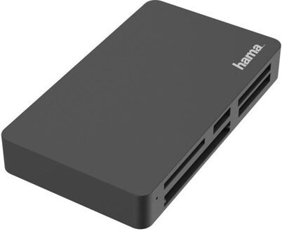 Hama USB-KAARTLEZER ALL IN ONE, USB-A, USB 3.0 USB Hub Zwart